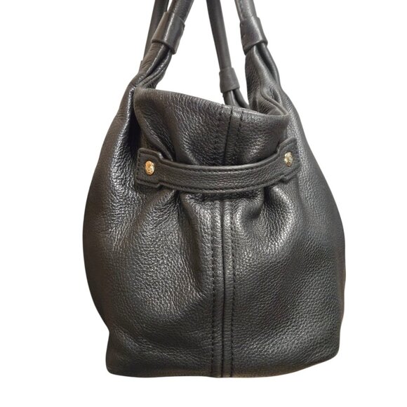 Kate Spade Berkshire Road Stevie Black Leather Satchel Shoulder Bag Classic - Picture 4 of 12